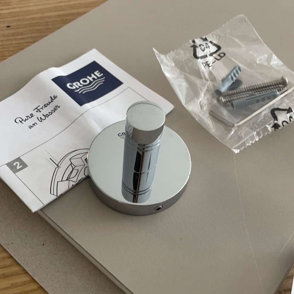 Grohe robe hook new